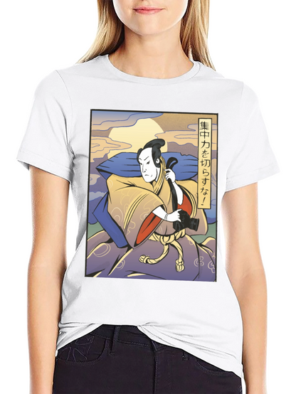 Samurai Photographer T-Shirt - Focus Your Power