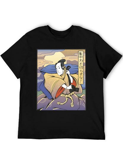 Samurai Photographer T-Shirt - Focus Your Power