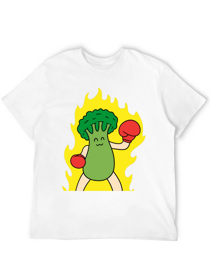 Broccoli Boxer T-Shirt - Funny Graphic Tee