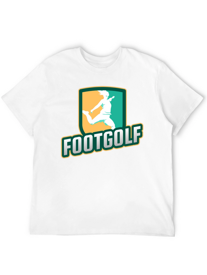 Footgolf Graphic Tee - Black Cotton Shirt