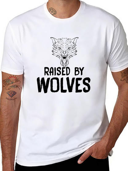 Raised by Wolves Graphic Tee - Mens Black T-Shirt