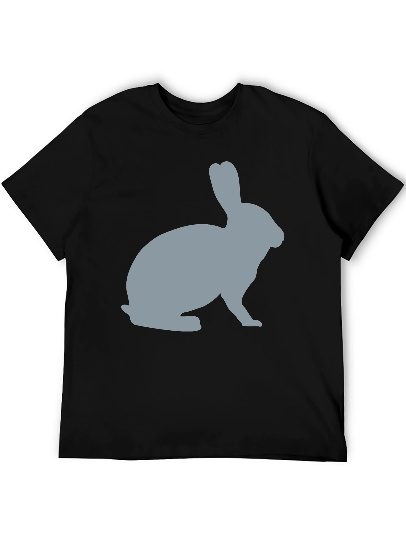 Rabbit Silhouette Graphic Tee - Unisex Soft Cotton T-Shirt