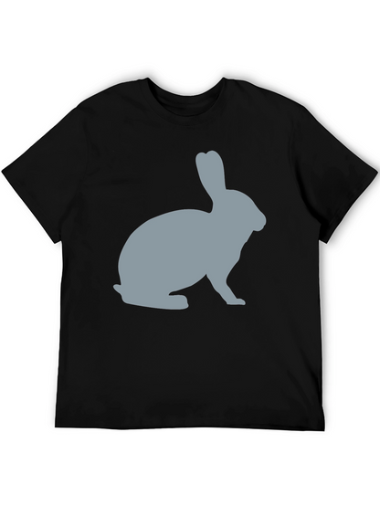 Rabbit Silhouette Graphic Tee - Unisex Soft Cotton T-Shirt