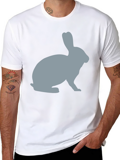 Rabbit Silhouette Graphic Tee - Unisex Soft Cotton T-Shirt