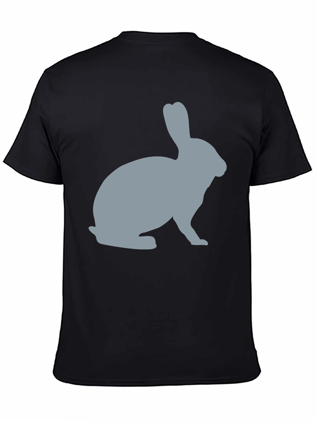 Rabbit Silhouette Graphic Tee - Unisex Soft Cotton T-Shirt