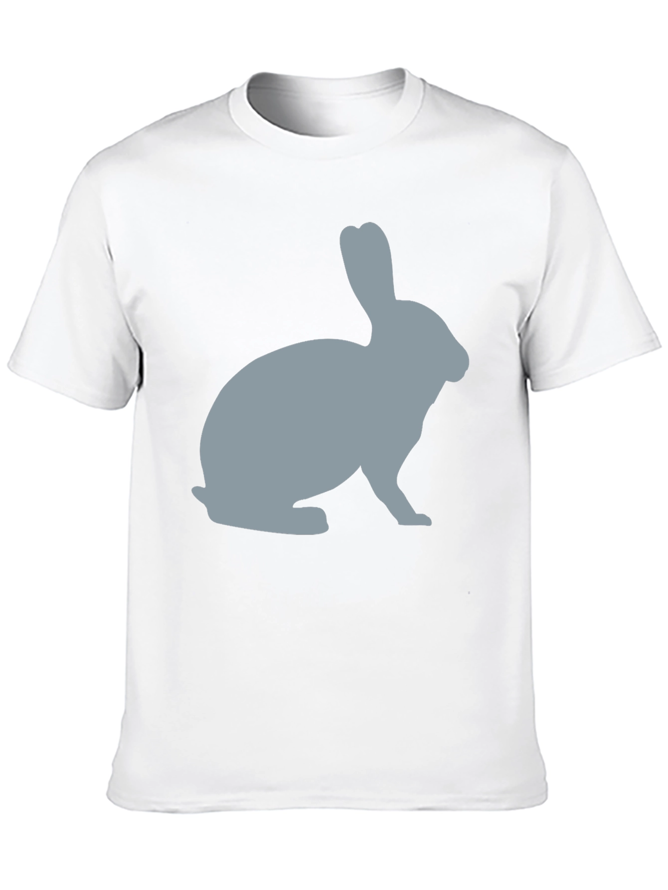 Rabbit Silhouette Graphic Tee - Unisex Soft Cotton T-Shirt