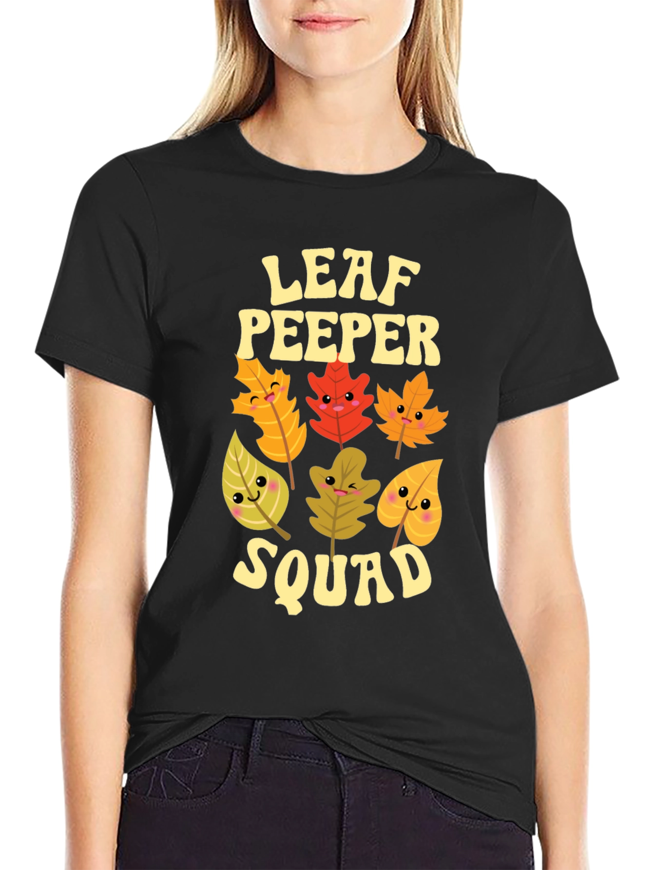 Leaf Peeper Squad Graphic Tee - Fall Fun