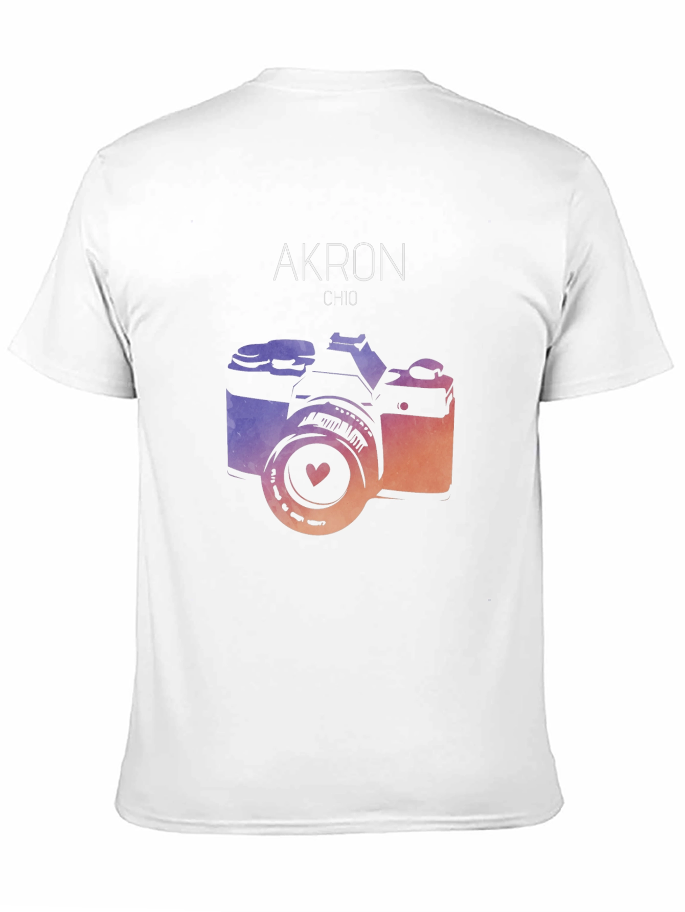 Akron Ohio Camera Graphic Tee - Unisex