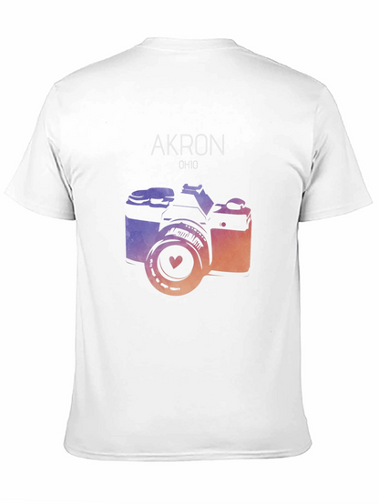 Akron Ohio Camera Graphic Tee - Unisex