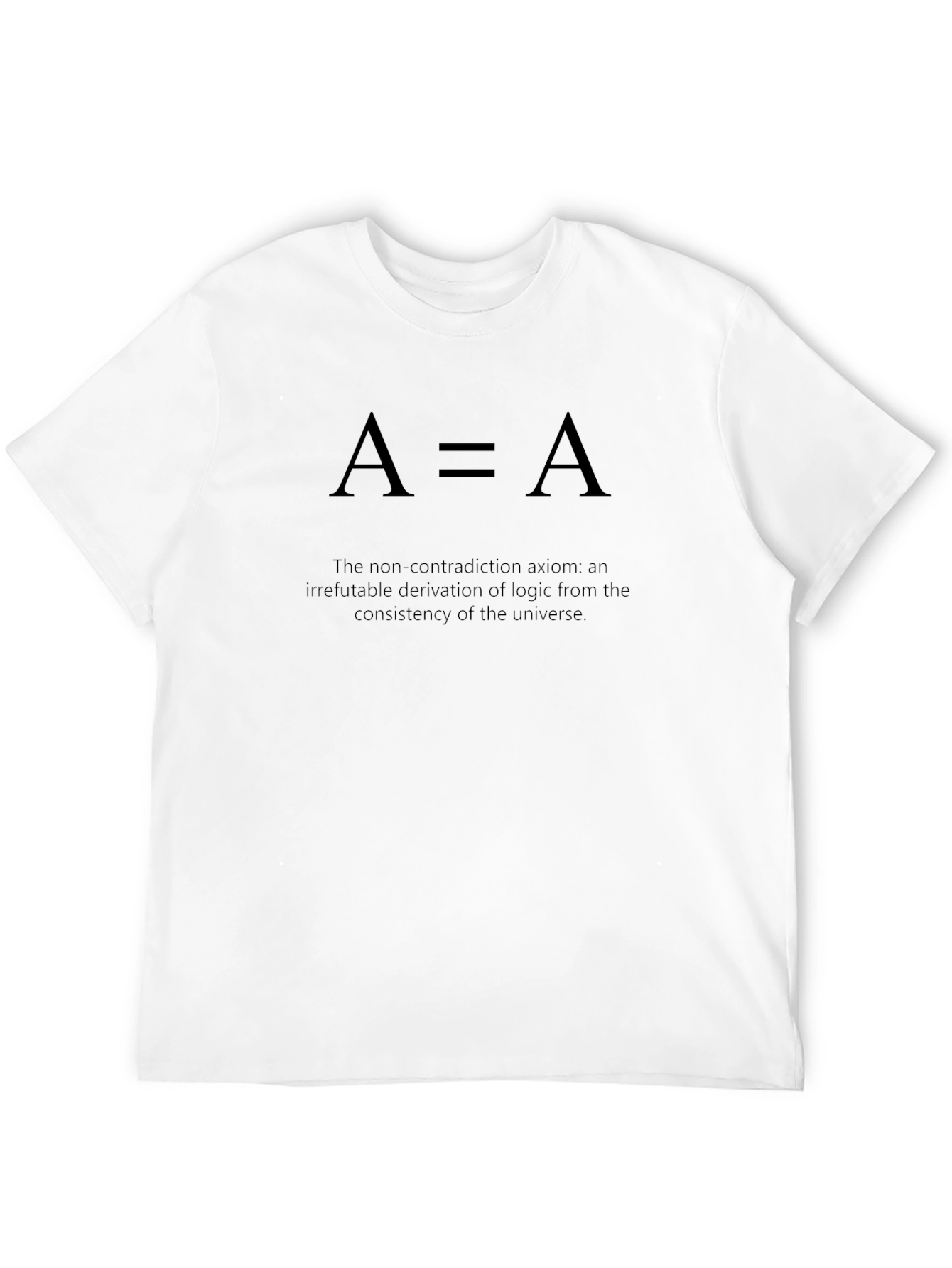 A=A Logic T-Shirt - Black Philosophy Tee