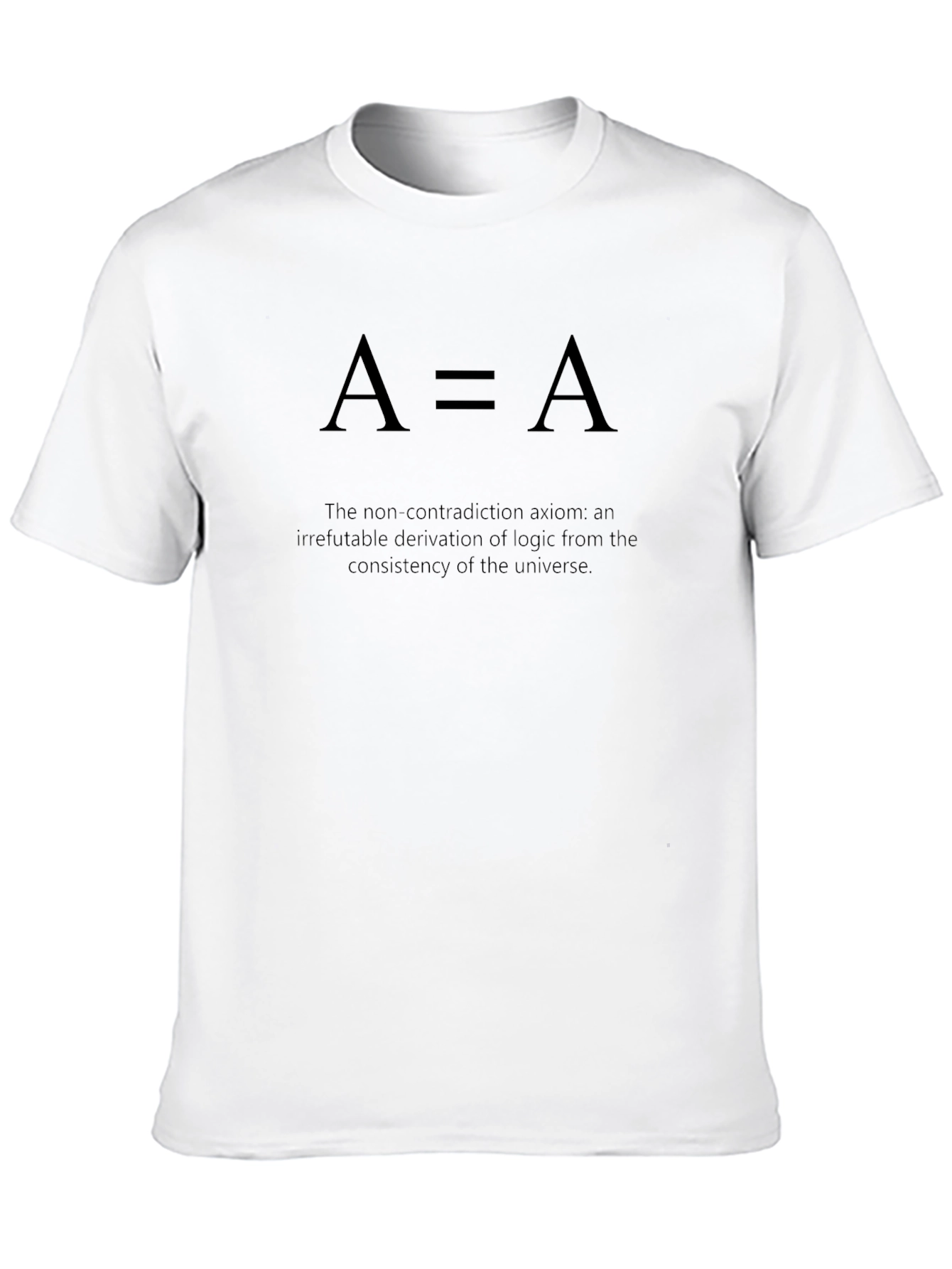 A=A Logic T-Shirt - Black Philosophy Tee