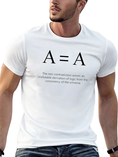 A=A Logic T-Shirt - Black Philosophy Tee