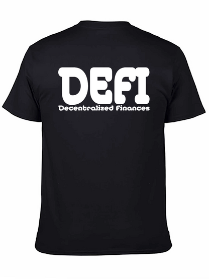 DEFI Decentralized Finance Black T-Shirt