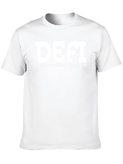 DEFI Decentralized Finance Black T-Shirt