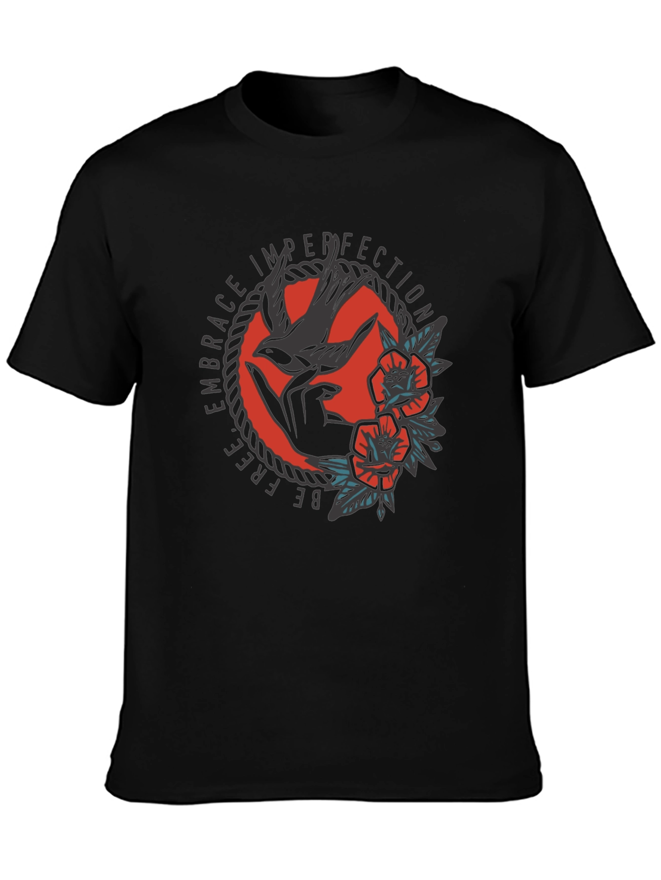 Embrace Imperfection Graphic Tee - Free Bird Shirt