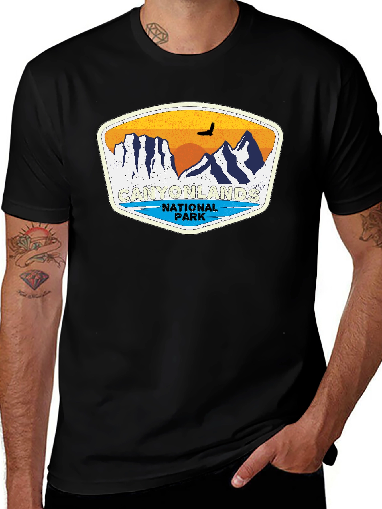Canyonlands National Park Graphic Tee - Black