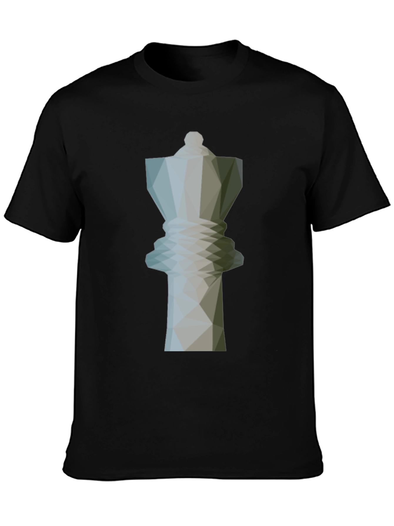 Geometric Chess Queen Graphic Tee