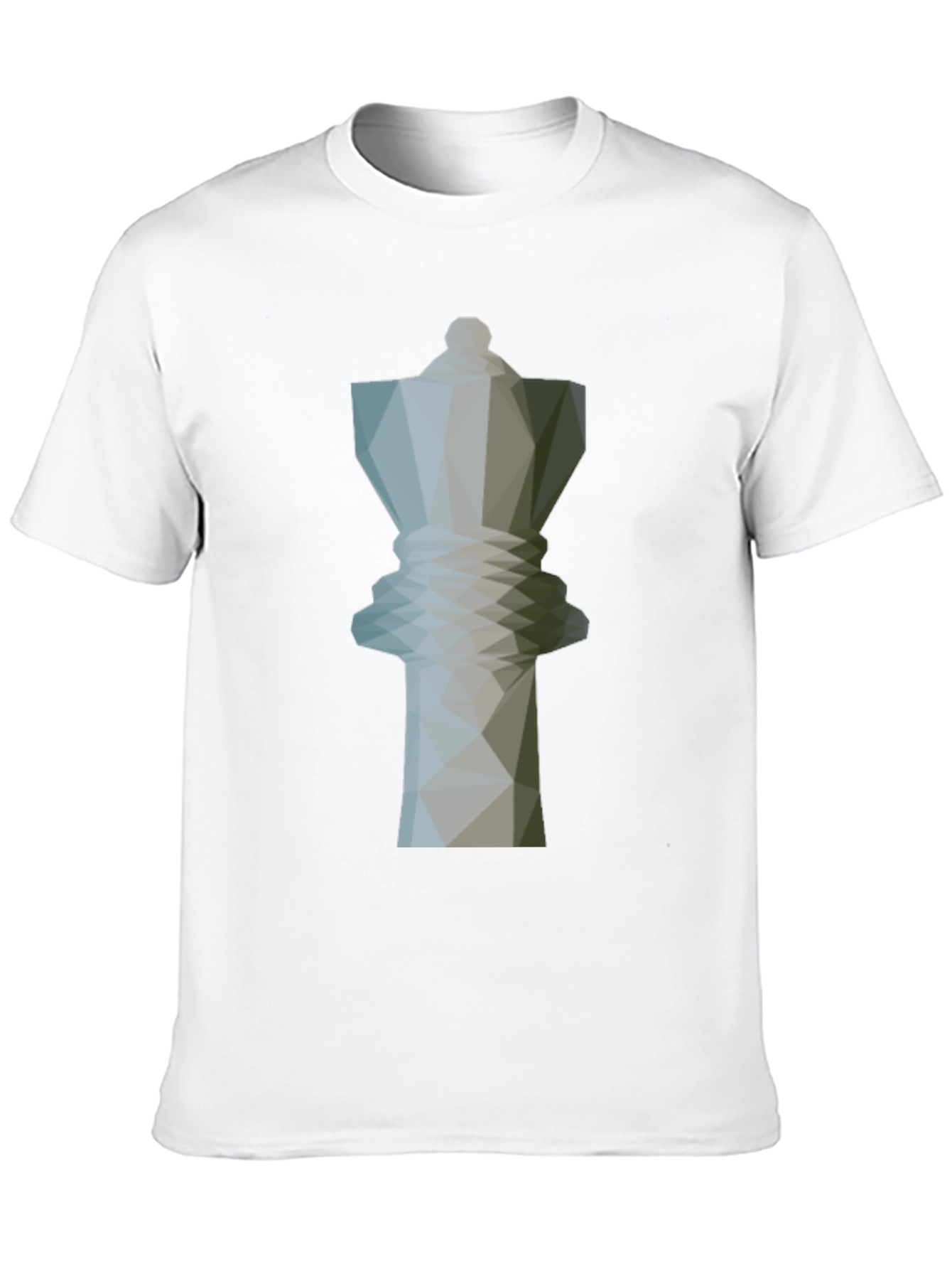 Geometric Chess Queen Graphic Tee