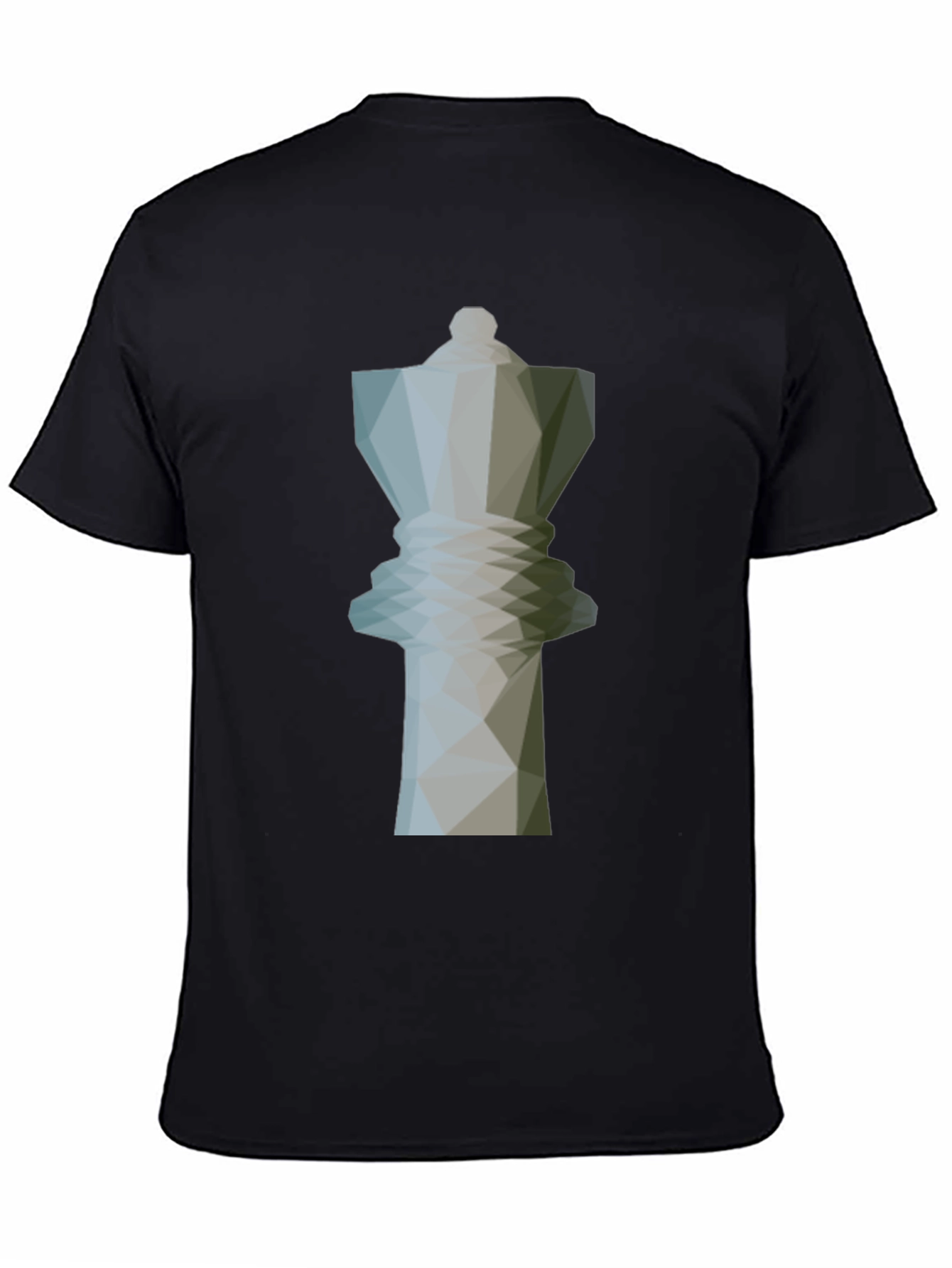 Geometric Chess Queen Graphic Tee