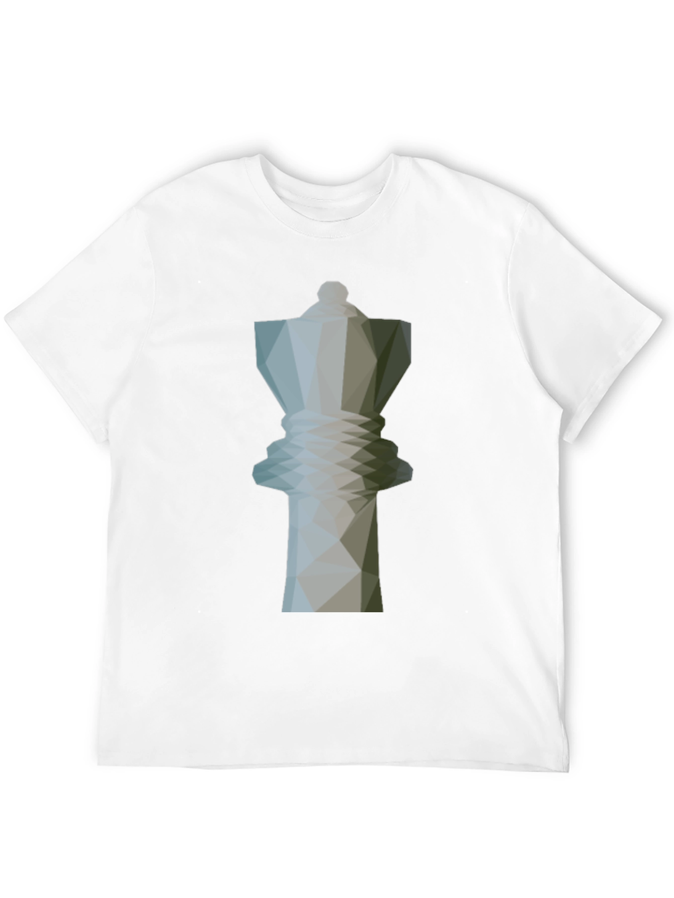Geometric Chess Queen Graphic Tee