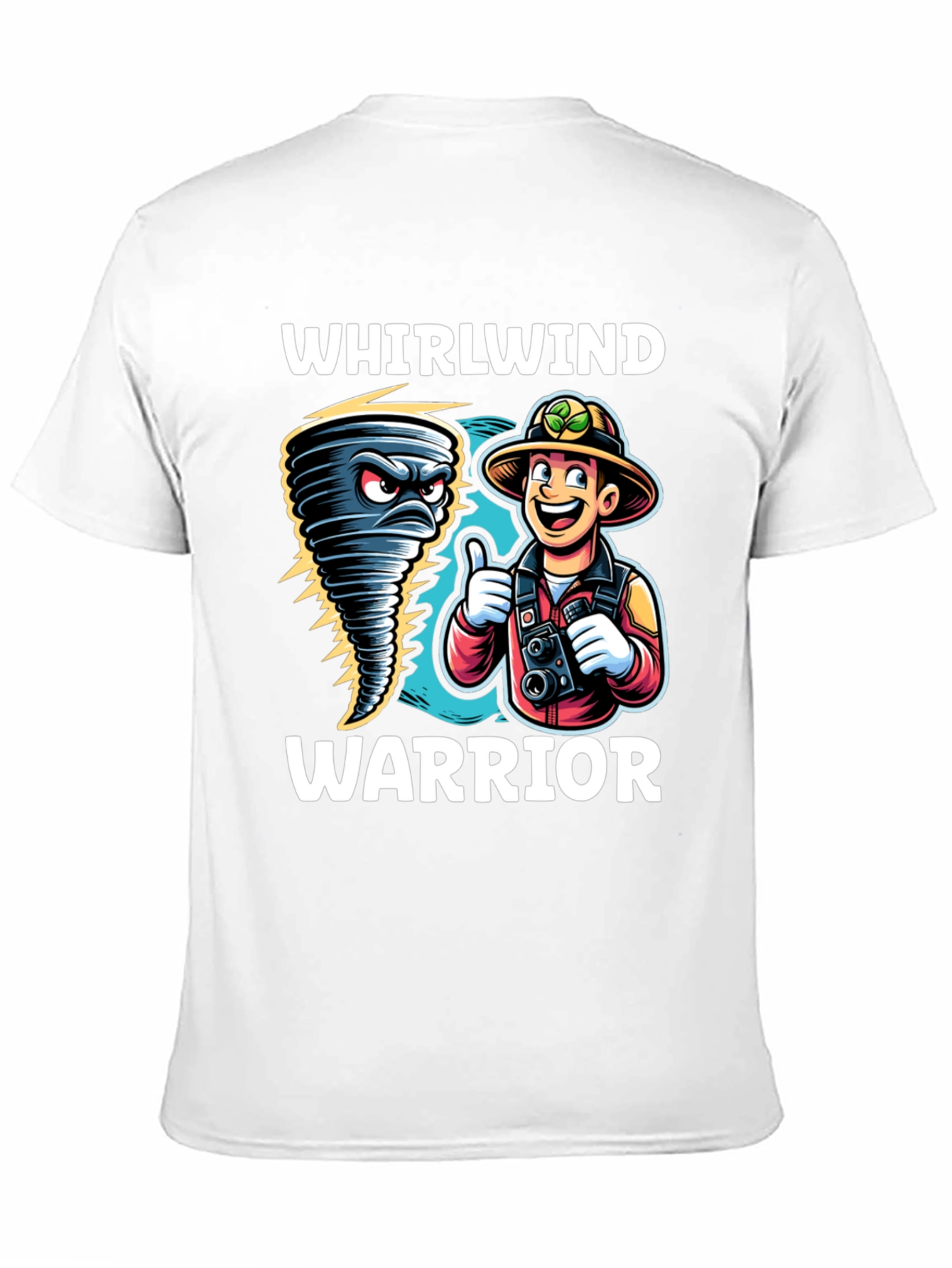 Whirlwind Warrior Graphic T-Shirt - Black