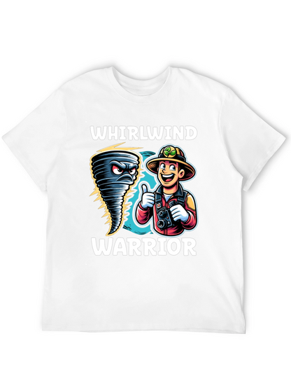 Whirlwind Warrior Graphic T-Shirt - Black