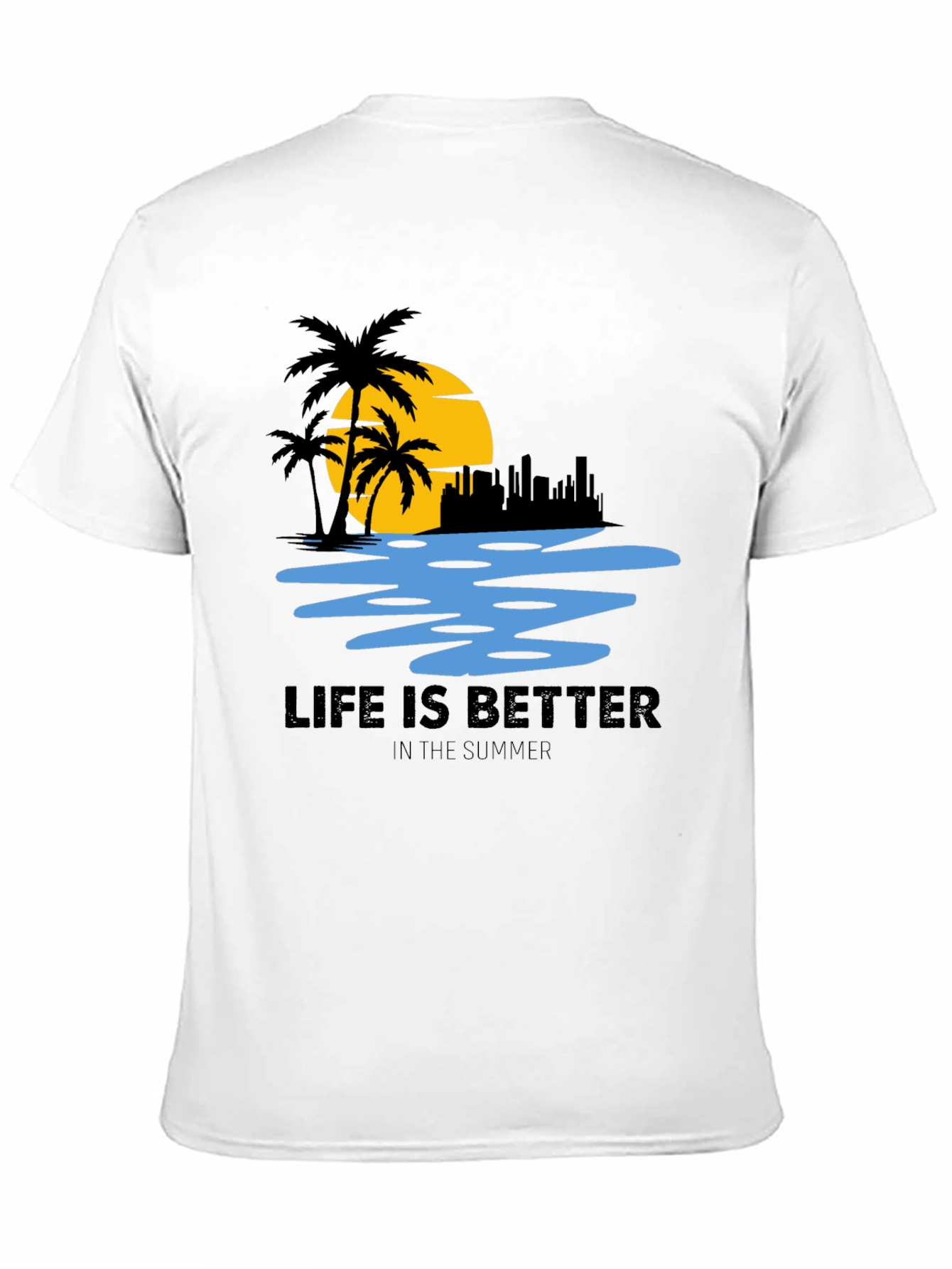 Summer Life T-Shirt - Beach Scene Tee