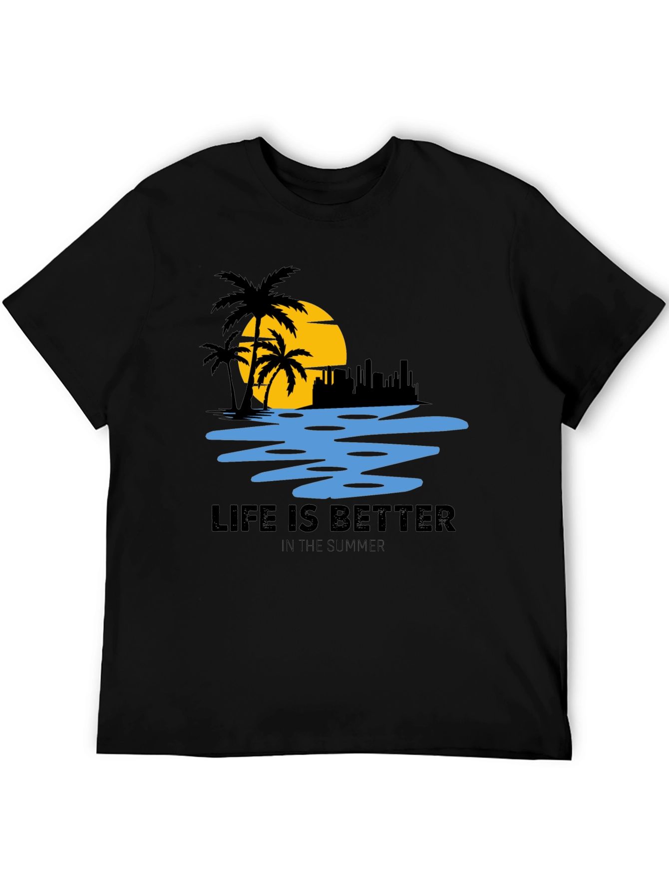 Summer Life T-Shirt - Beach Scene Tee