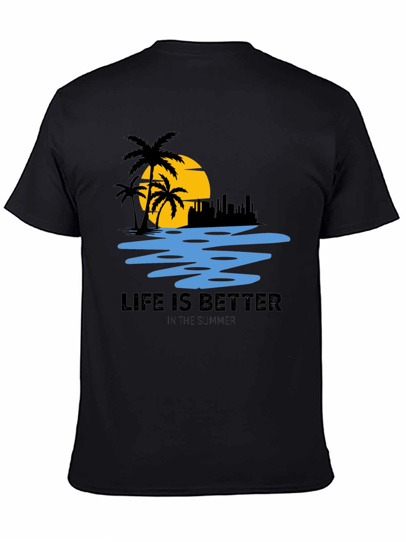 Summer Life T-Shirt - Beach Scene Tee