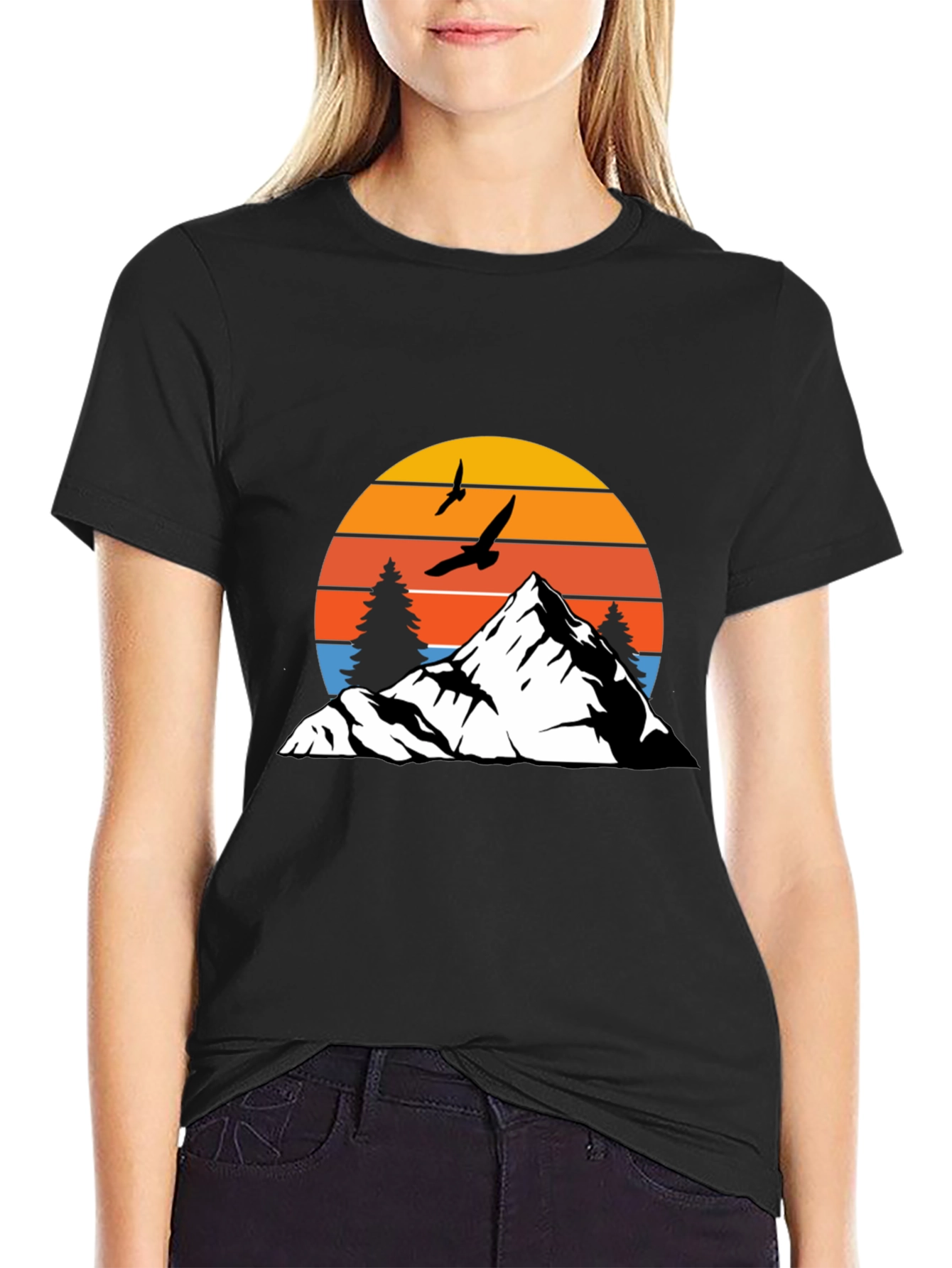 Mountain Sunset Graphic Tee - Adventure Ready