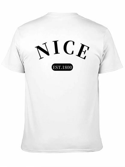 Nice Est. 1800 Black Graphic Tee