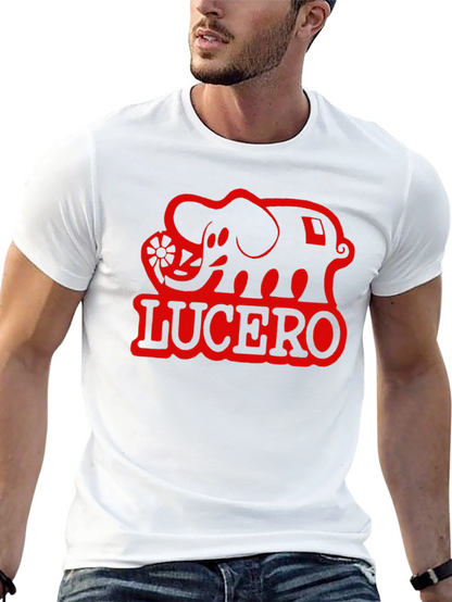 Lucero Elephant Black T-Shirt - Graphic Tee
