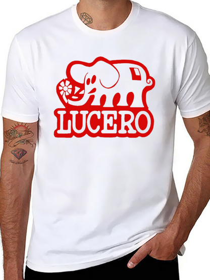 Lucero Elephant Black T-Shirt - Graphic Tee