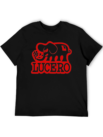 Lucero Elephant Black T-Shirt - Graphic Tee