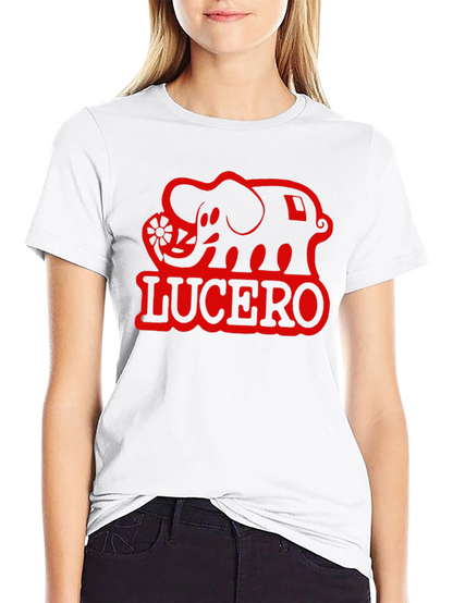 Lucero Elephant Black T-Shirt - Graphic Tee