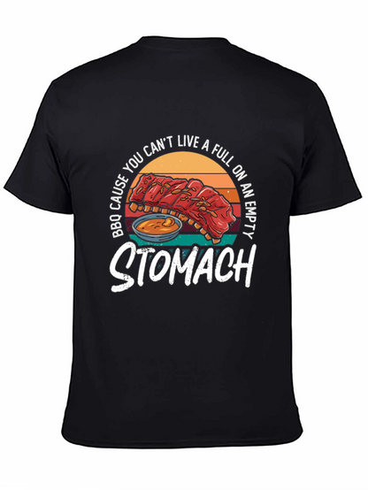 BBQ Ribs Graphic T-Shirt - Full Stomach Club