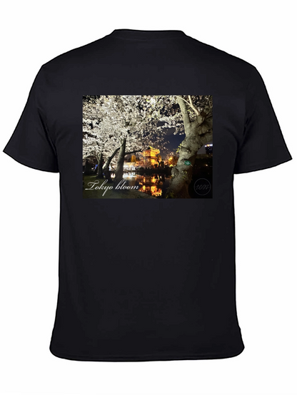 Tokyo Bloom Black T-Shirt