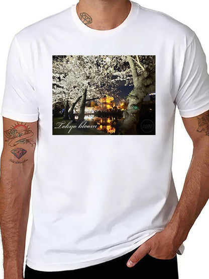 Tokyo Bloom Black T-Shirt
