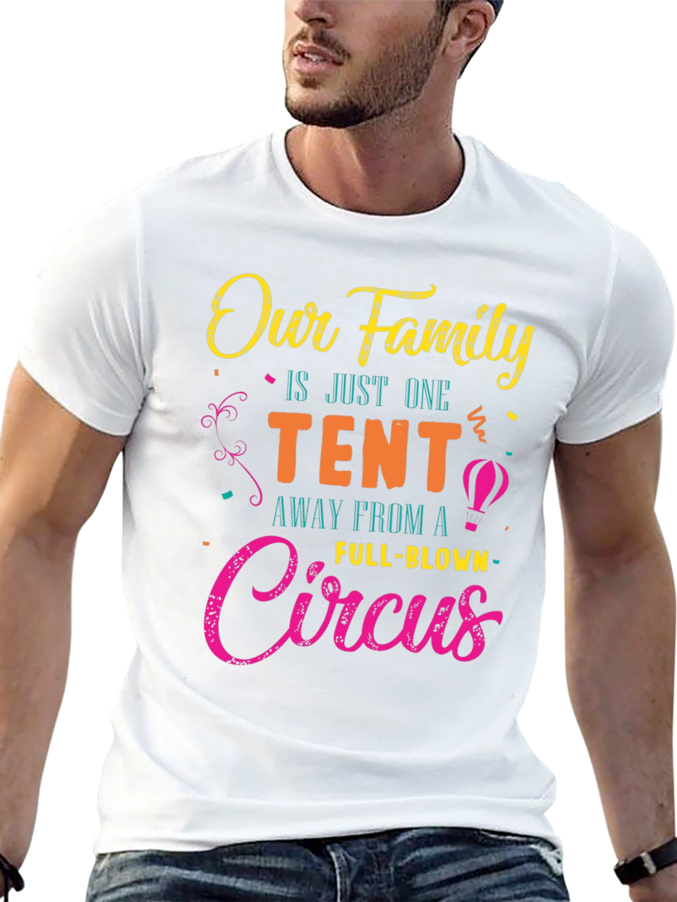 Our Family Circus Graphic T-Shirt