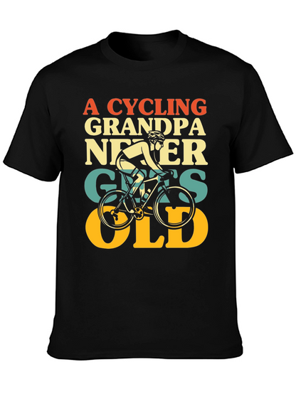 Cycling Grandpa Never Gets Old T-Shirt