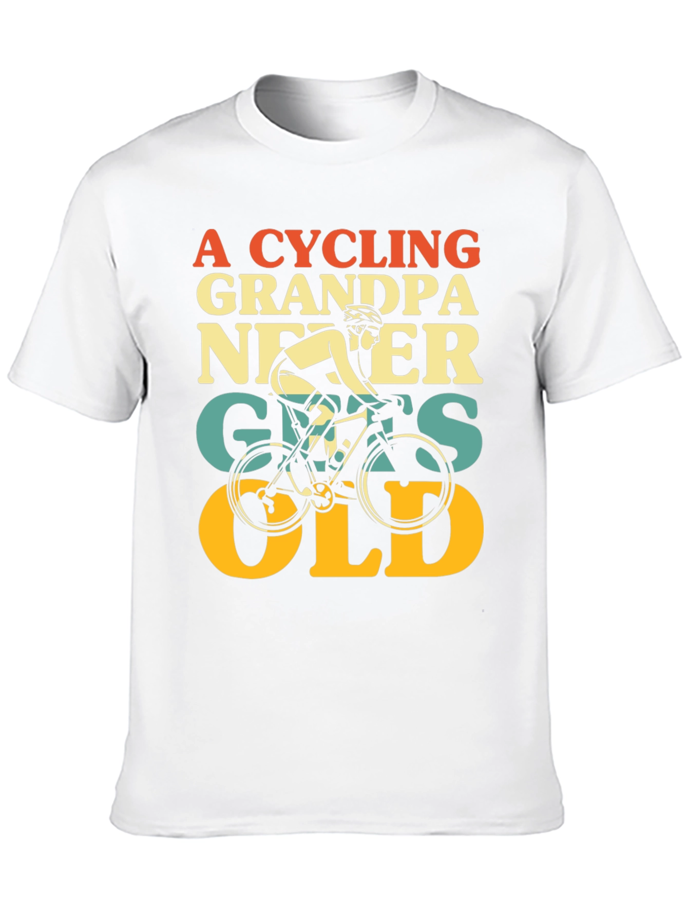 Cycling Grandpa Never Gets Old T-Shirt