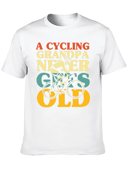 Cycling Grandpa Never Gets Old T-Shirt
