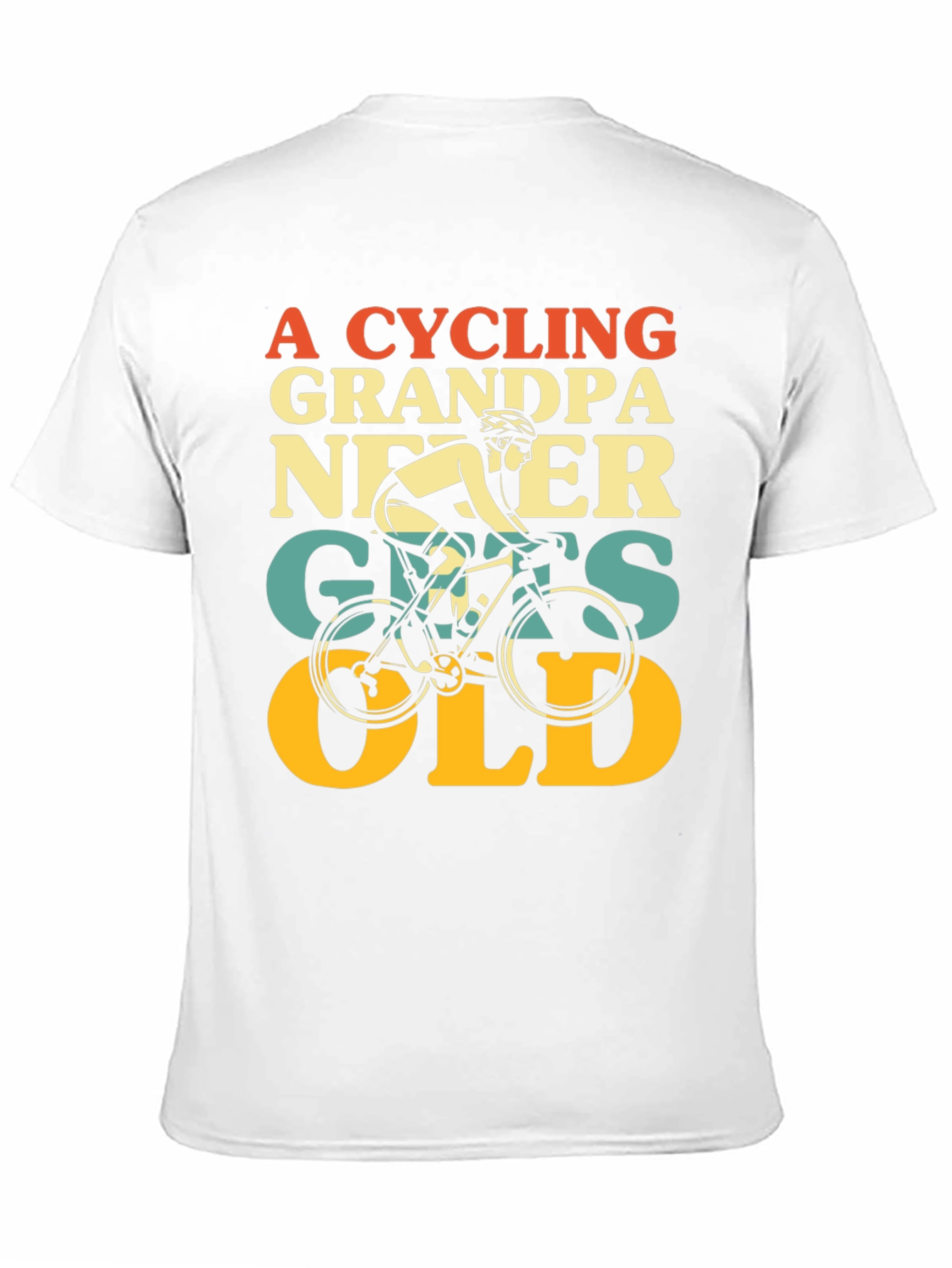 Cycling Grandpa Never Gets Old T-Shirt