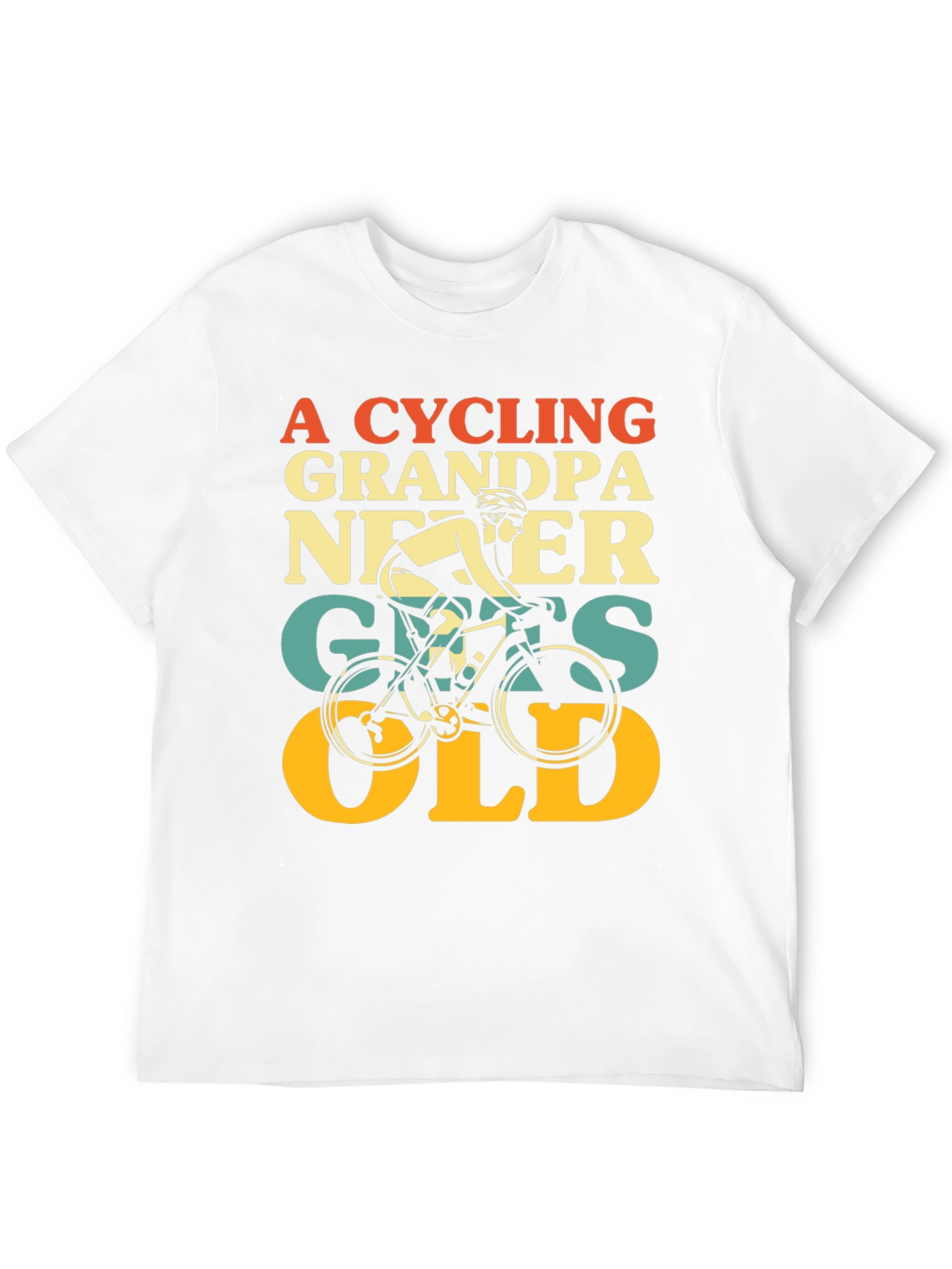 Cycling Grandpa Never Gets Old T-Shirt