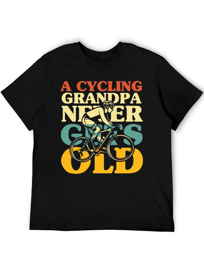 Cycling Grandpa Never Gets Old T-Shirt