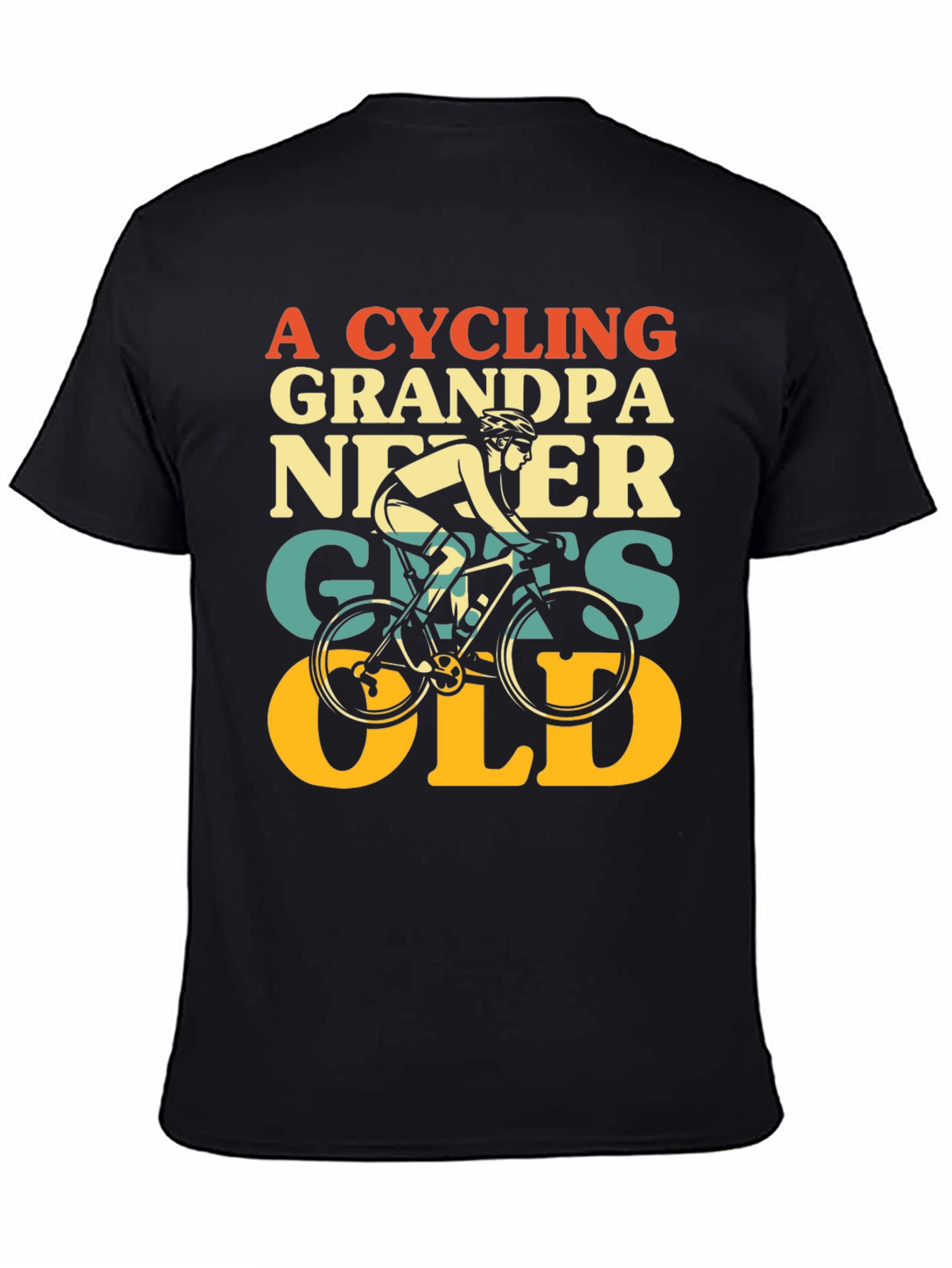 Cycling Grandpa Never Gets Old T-Shirt