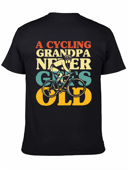Cycling Grandpa Never Gets Old T-Shirt