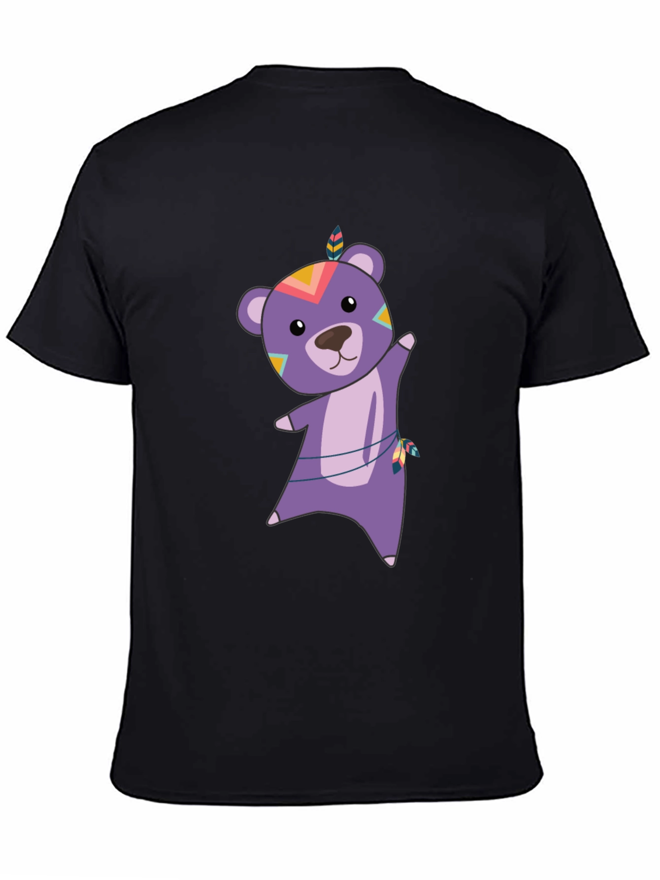 Bear Graphic Tee - Tribal Bear Shirt