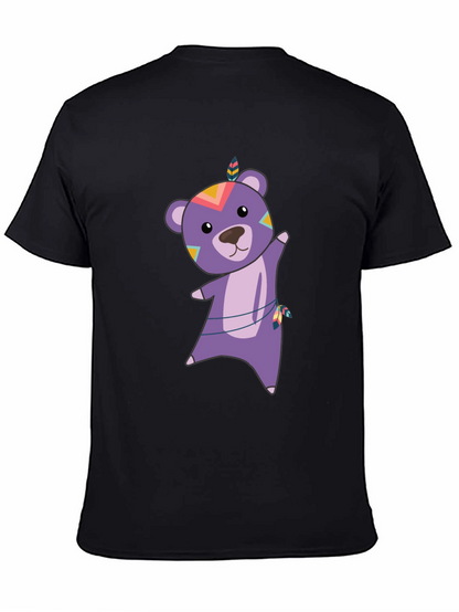 Bear Graphic Tee - Tribal Bear Shirt