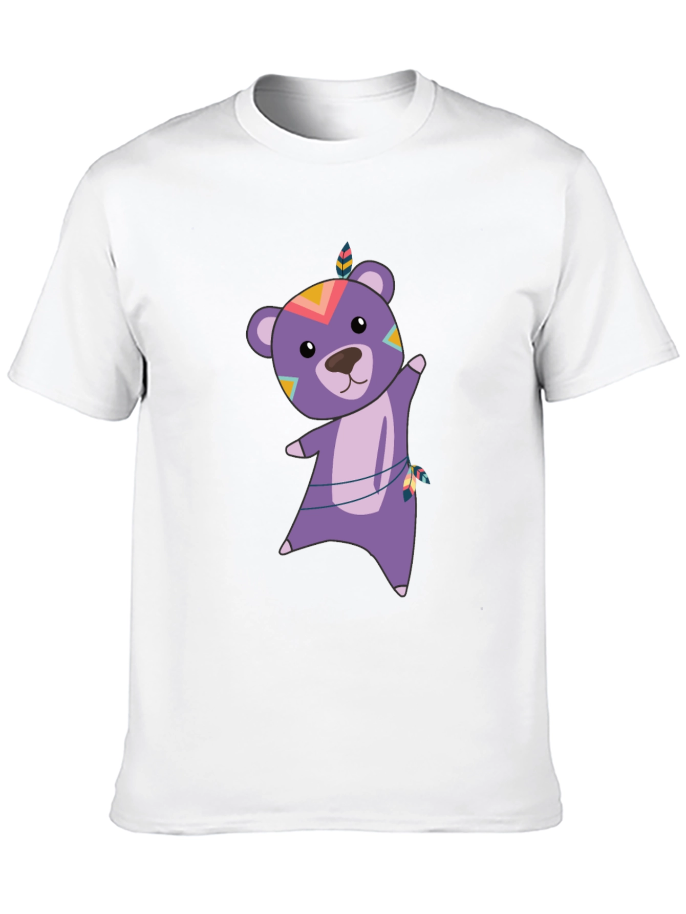 Bear Graphic Tee - Tribal Bear Shirt